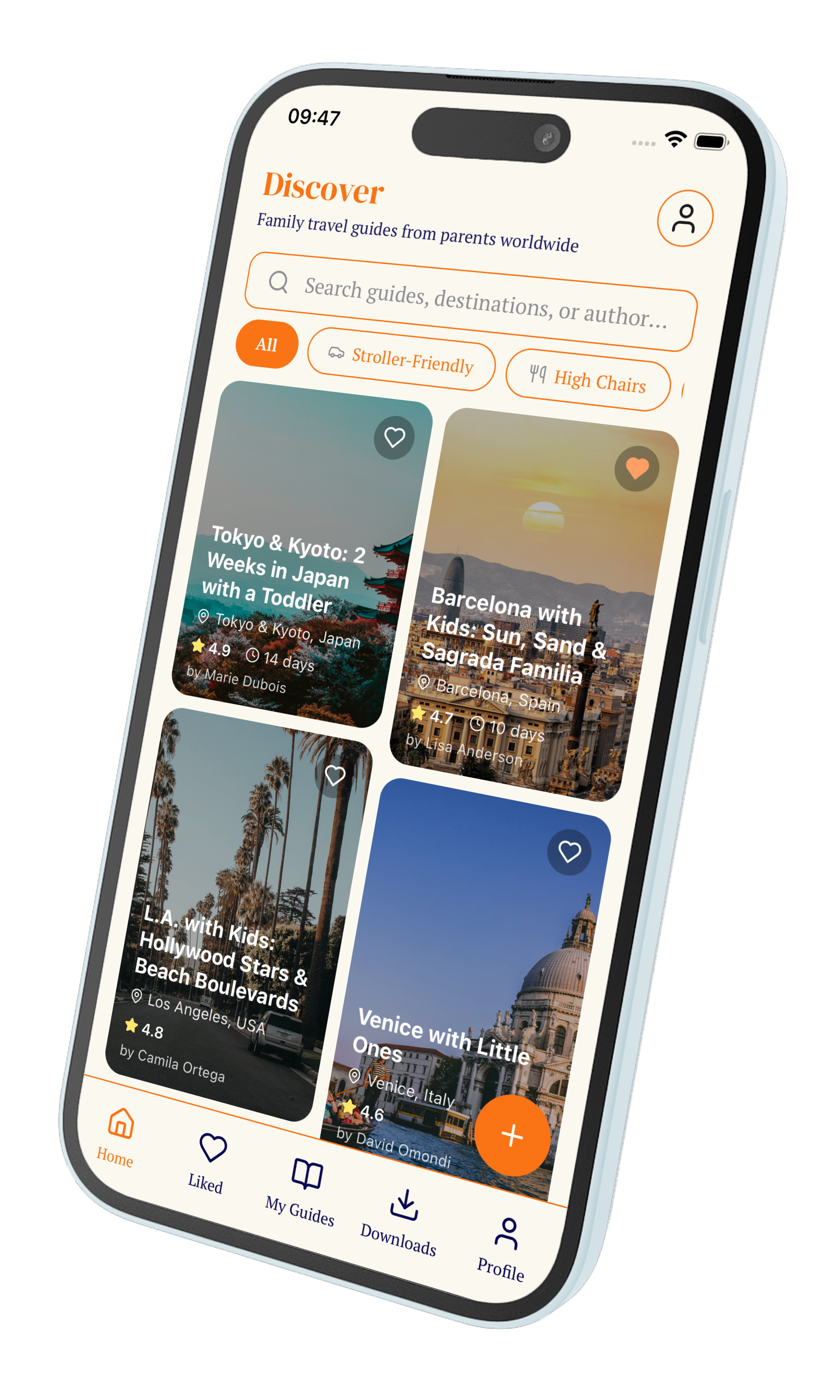 WeWandr app mockup